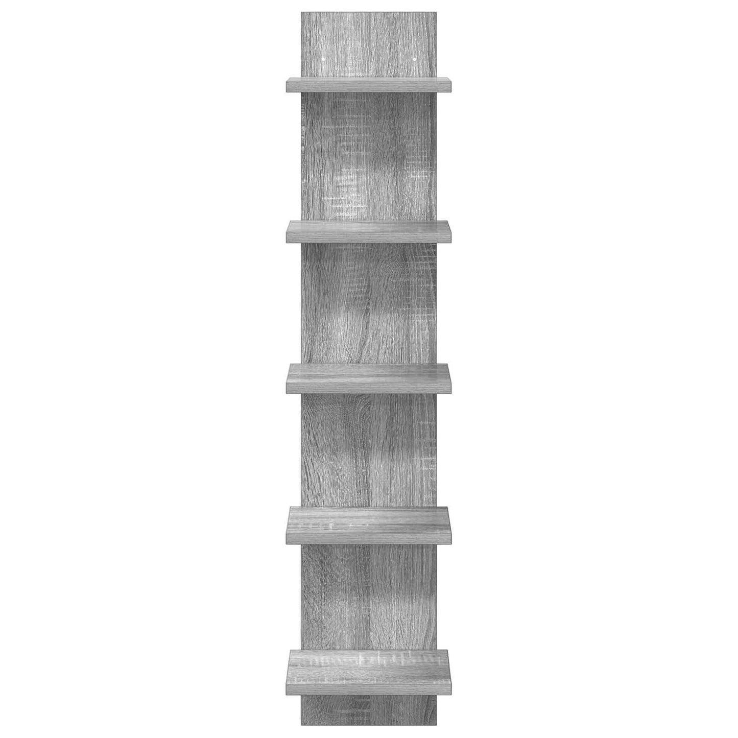 Wandplank 2 pcs Grijs Sonoma 22 x 15 x 100 cm Bewerkt hout is nu te koop bij PeponiXL, paradijselijk wonen!