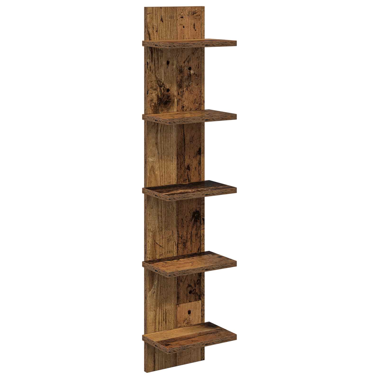 Wandplank Oud hout 22 x 15 x 100 cm Bewerkt hout is nu te koop bij PeponiXL, paradijselijk wonen!