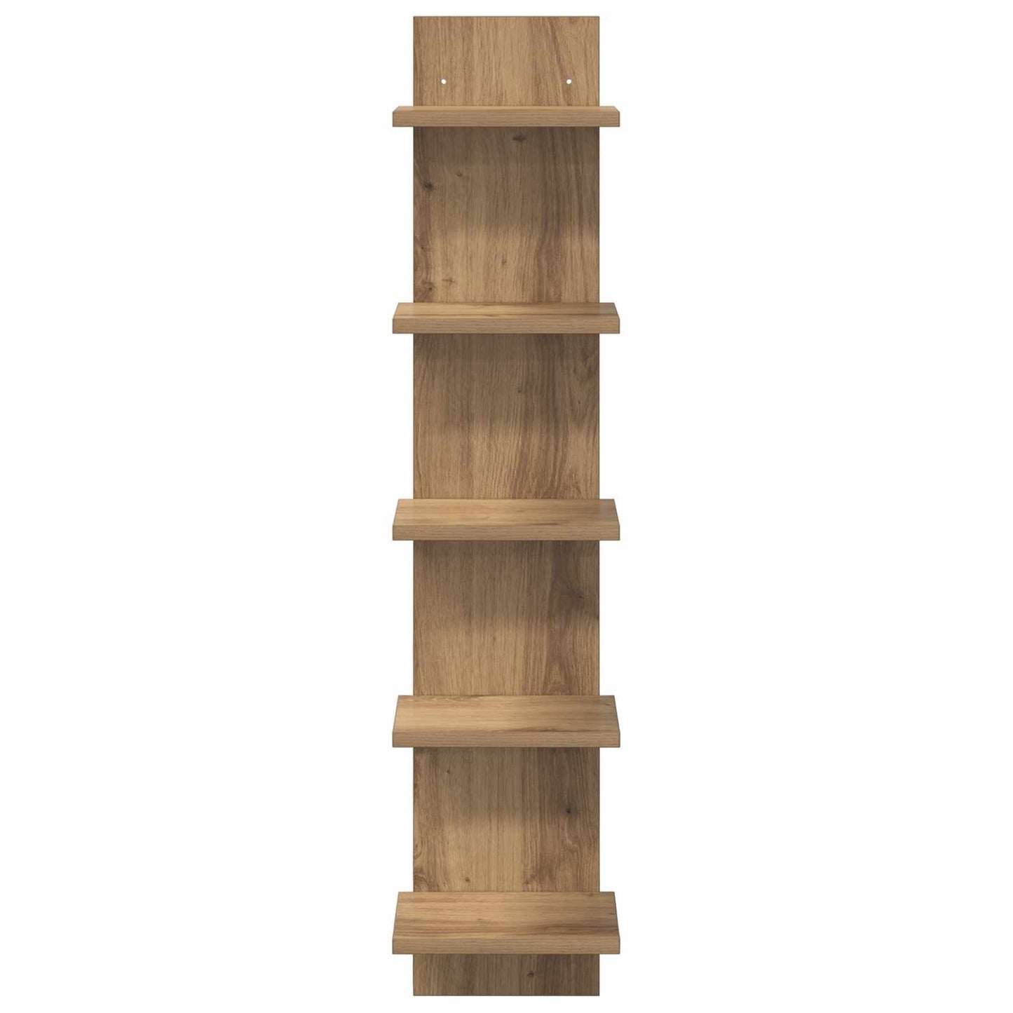 Wandplank Artisanaal eiken 22 x 15 x 100 cm Bewerkt hout is nu te koop bij PeponiXL, paradijselijk wonen!