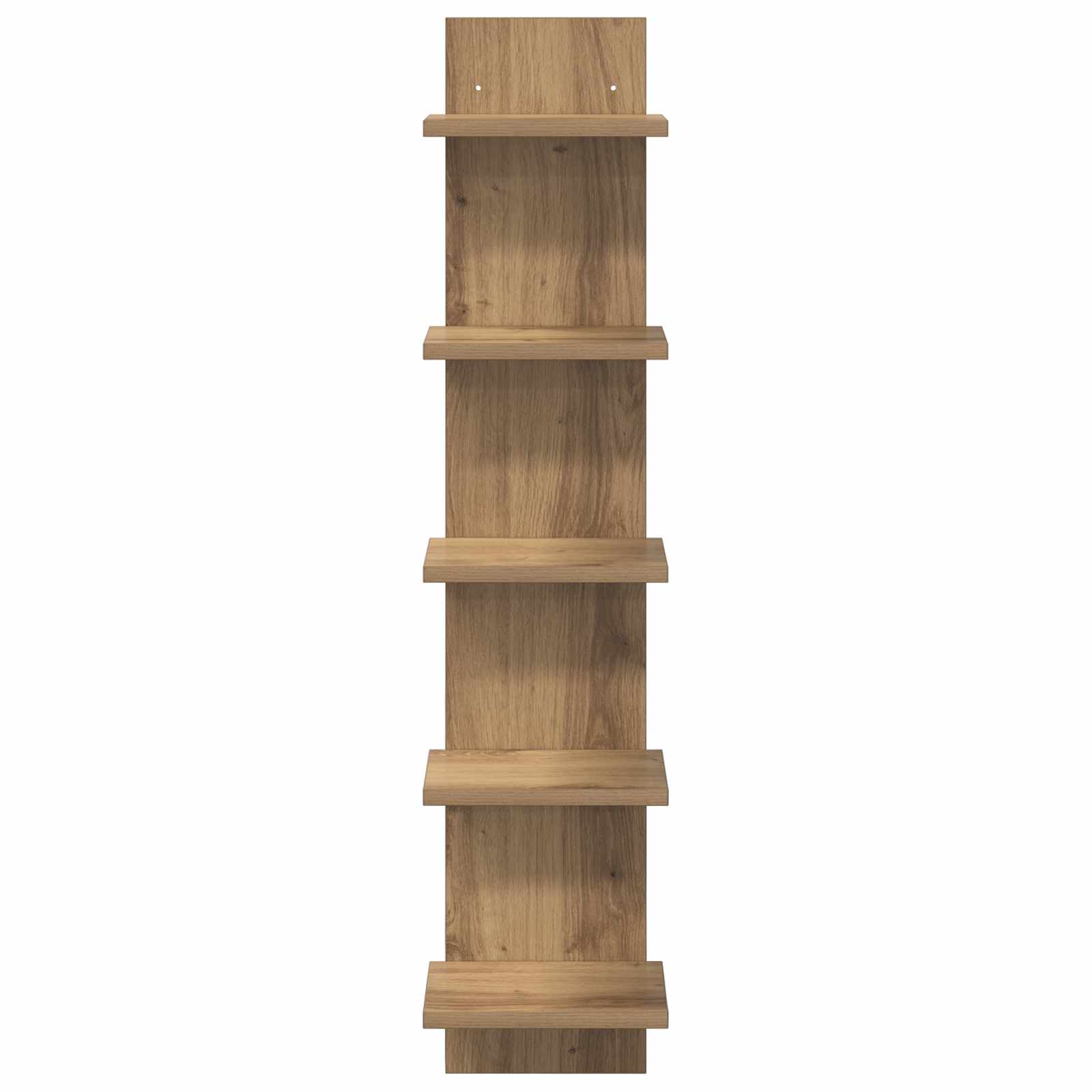 Wandplank Artisanaal eiken 22 x 15 x 100 cm Bewerkt hout is nu te koop bij PeponiXL, paradijselijk wonen!