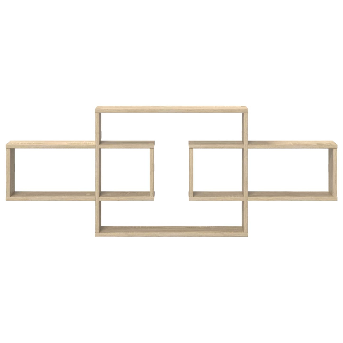 Wandplank Sonoma Eiken 130 x 10 x 50 cm Bewerkt hout