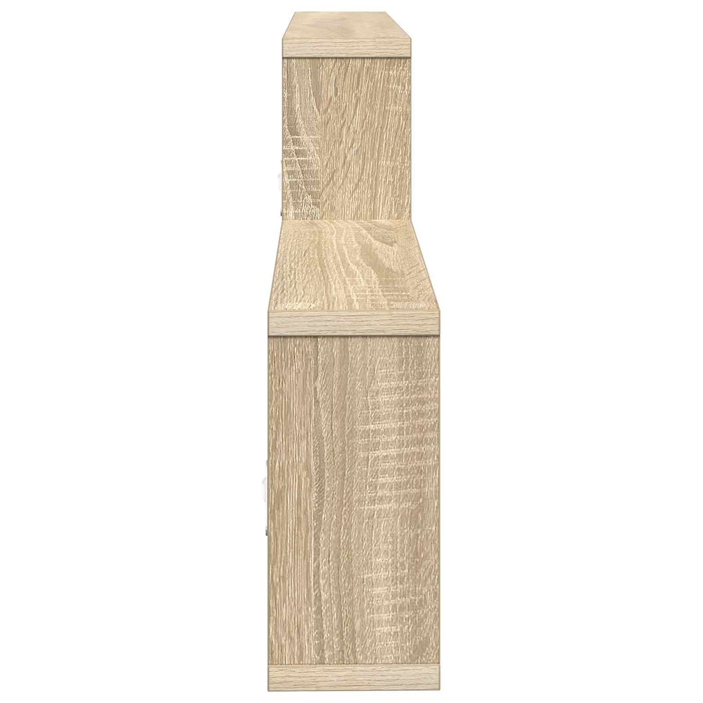 Wandplank Sonoma Eiken 130 x 10 x 50 cm Bewerkt hout