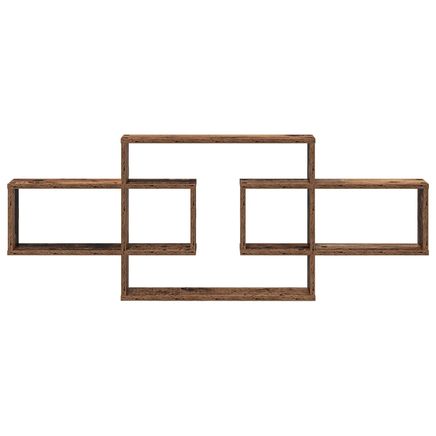 Wandplank Oud hout 130 x 10 x 50 cm Bewerkt hout