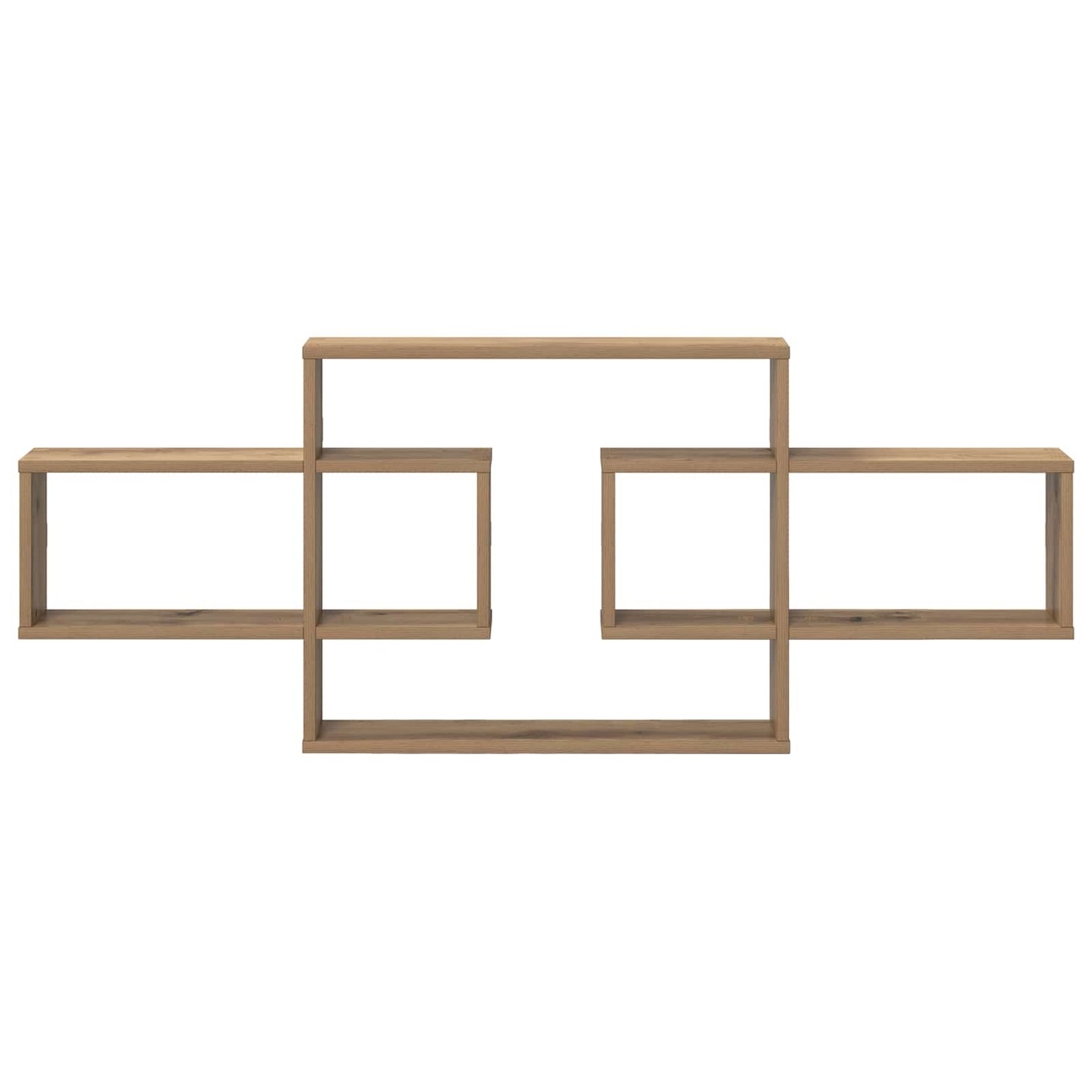Wandplank Artisanaal eiken 130 x 10 x 50 cm Bewerkt hout