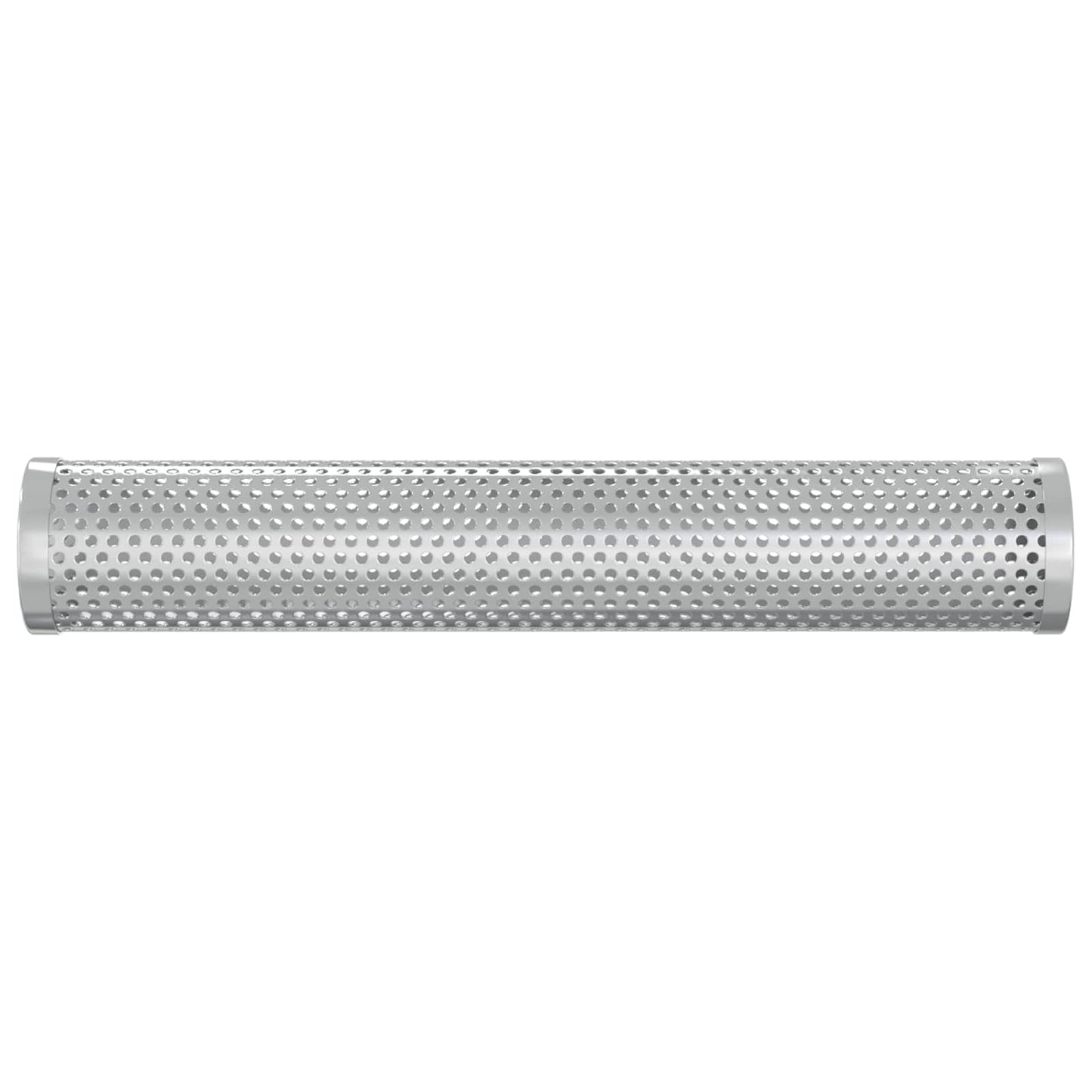 Rookbuis 2 st Ø 5 x 30 cm Roestvrij staal 304 zilver