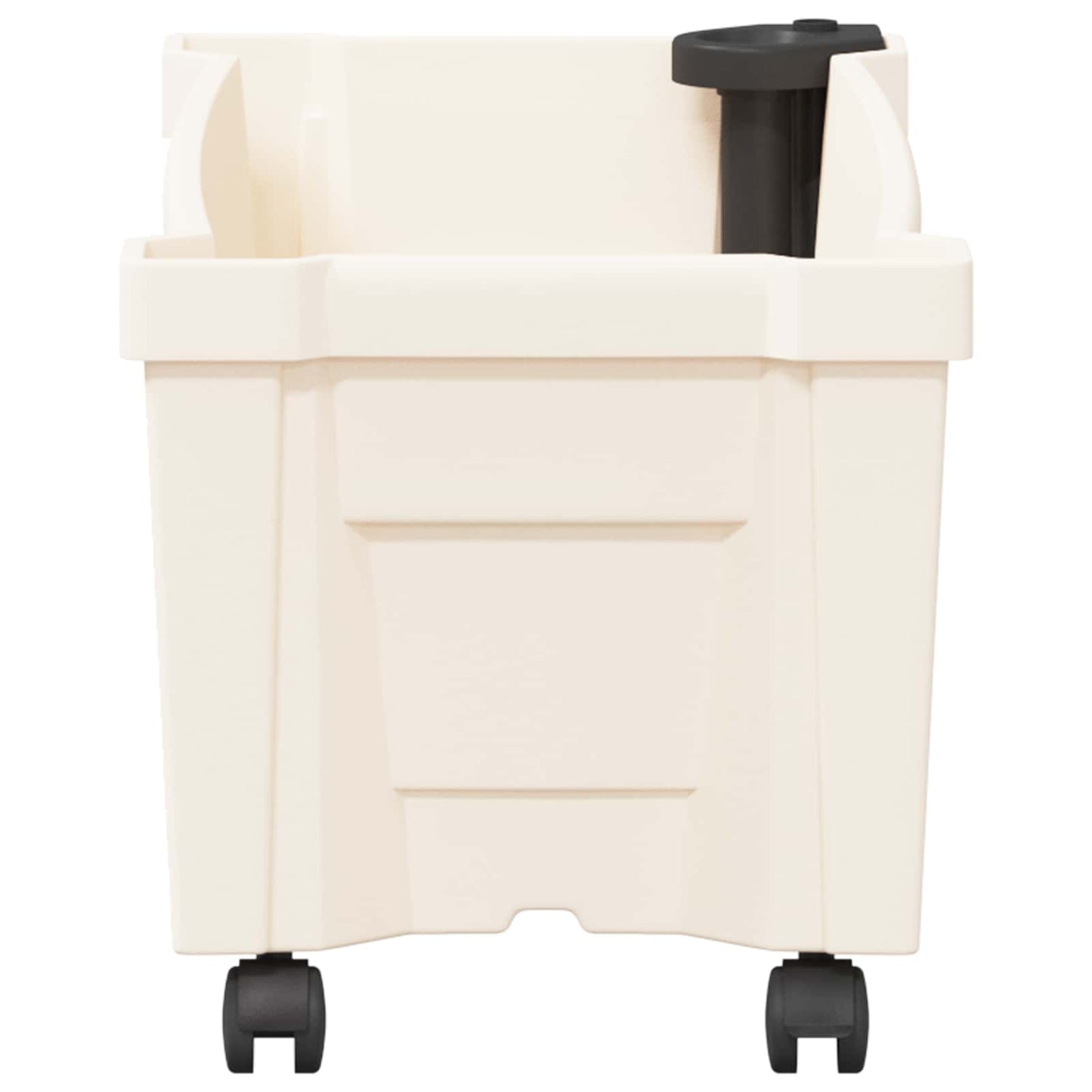 Calypso plantenbak met wielen Wit 79 x 35 x 33 cm PP is nu te koop bij PeponiXL, paradijselijk wonen!