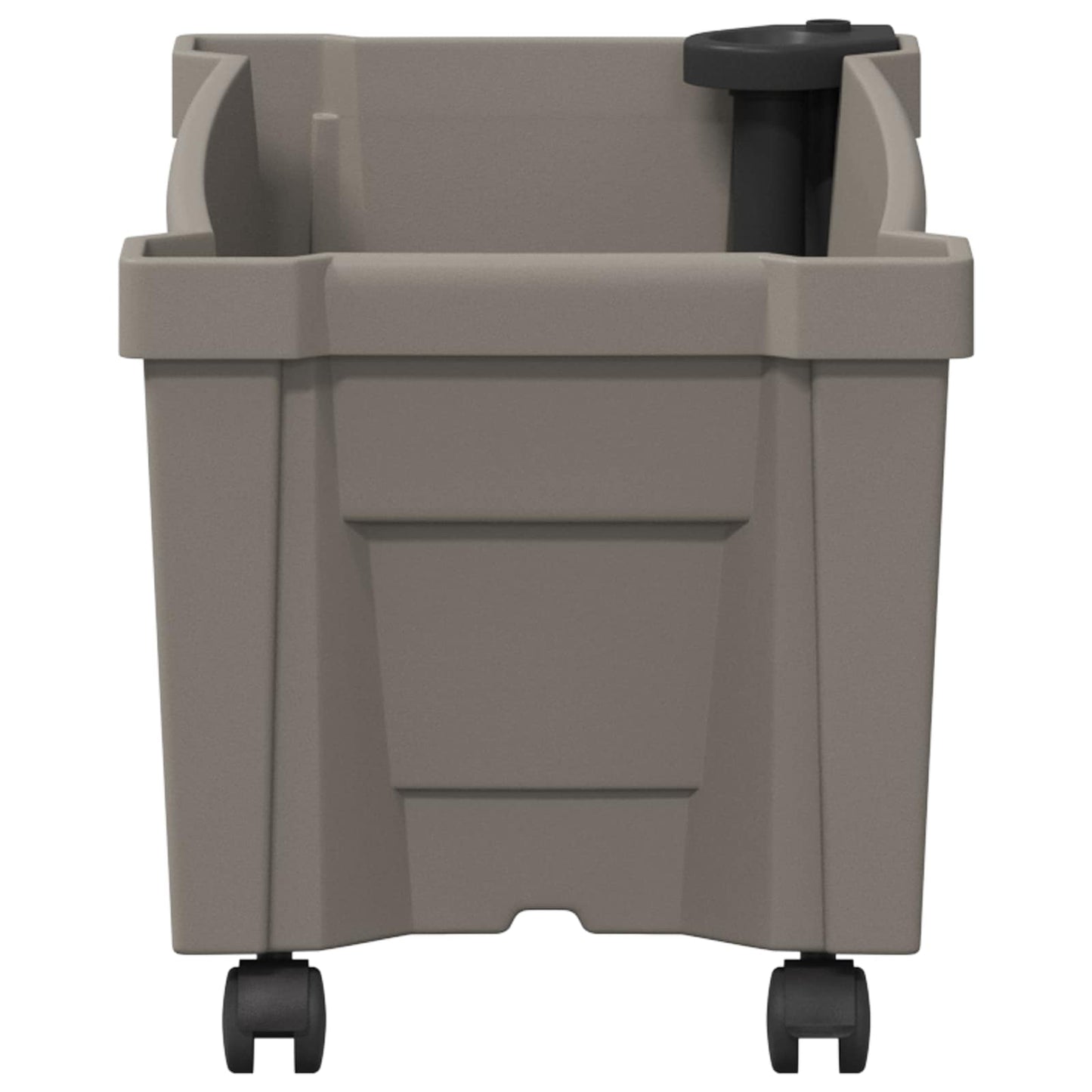 Calypso plantenbak met wielen Grijs 79 x 35 x 33 cm PP is nu te koop bij PeponiXL, paradijselijk wonen!