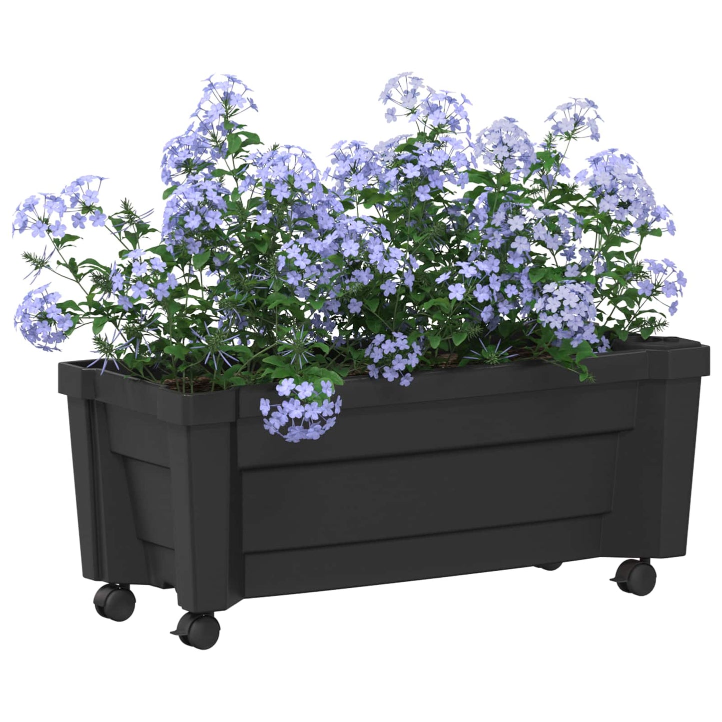 Calypso plantenbak met wielen Antracietkleurig 79 x 35 x 33 cm is nu te koop bij PeponiXL, paradijselijk wonen!