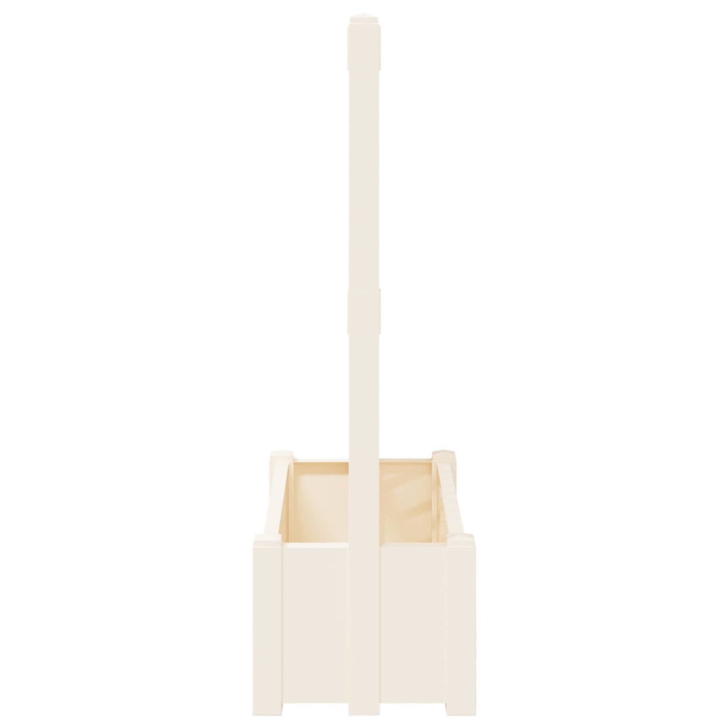 Grote planter met trellis Wit 99,5 x 43 x 133,5 PP is nu te koop bij PeponiXL, paradijselijk wonen!