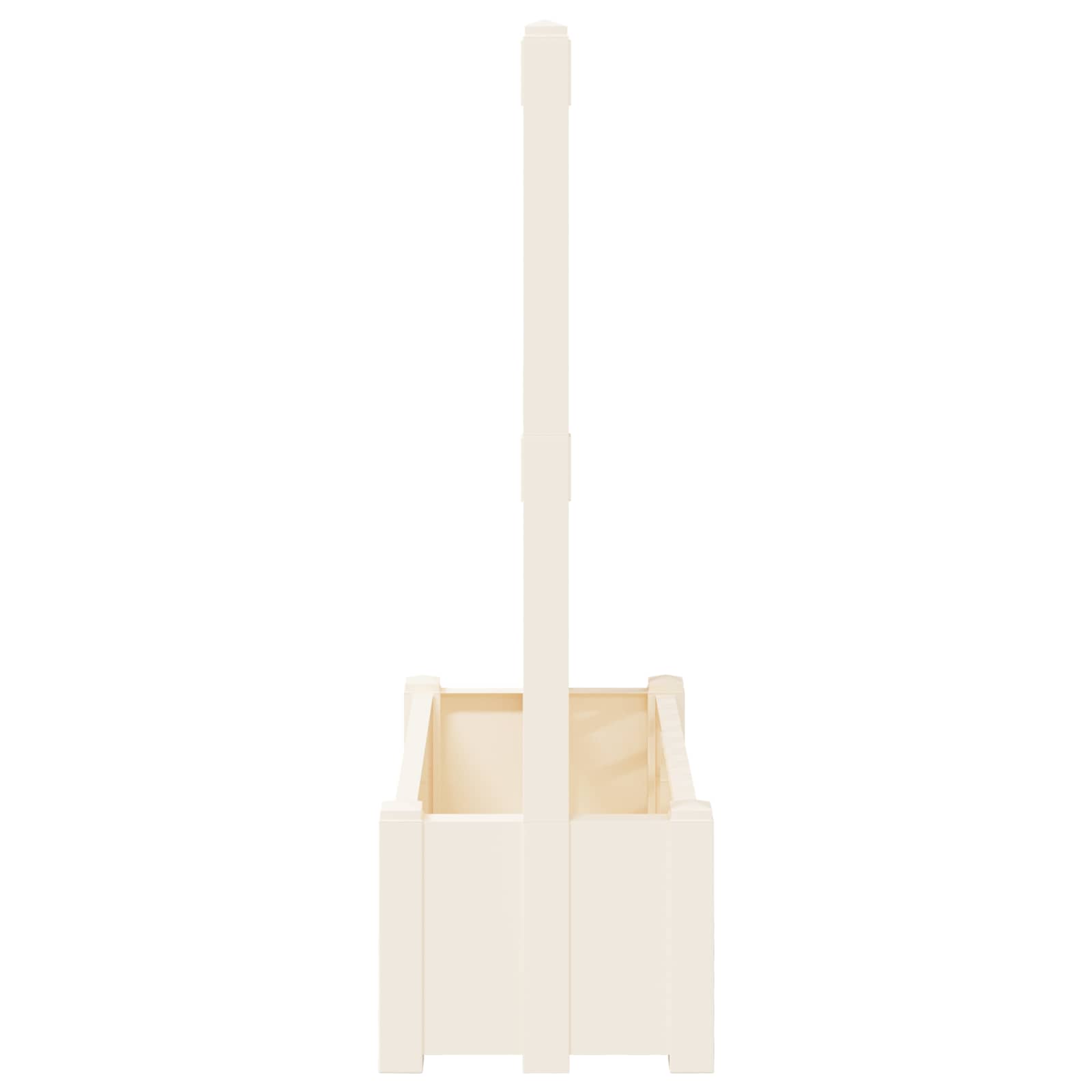 Grote planter met trellis Wit 99,5 x 43 x 133,5 PP is nu te koop bij PeponiXL, paradijselijk wonen!