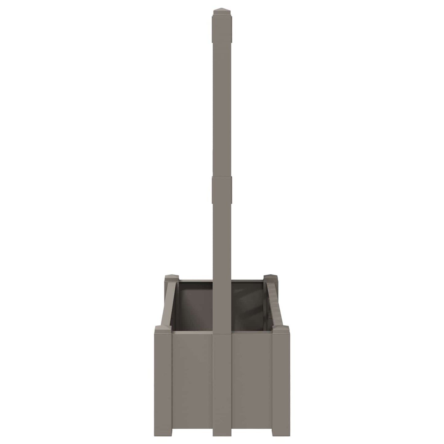 Grote planter met trellis Grijs 99,5 x 43 x 133,5 PP is nu te koop bij PeponiXL, paradijselijk wonen!