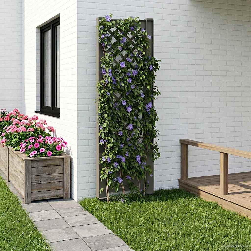 Trellis met Spike Grijs 43 x 6 x 165 cm PP is nu te koop bij PeponiXL, paradijselijk wonen!