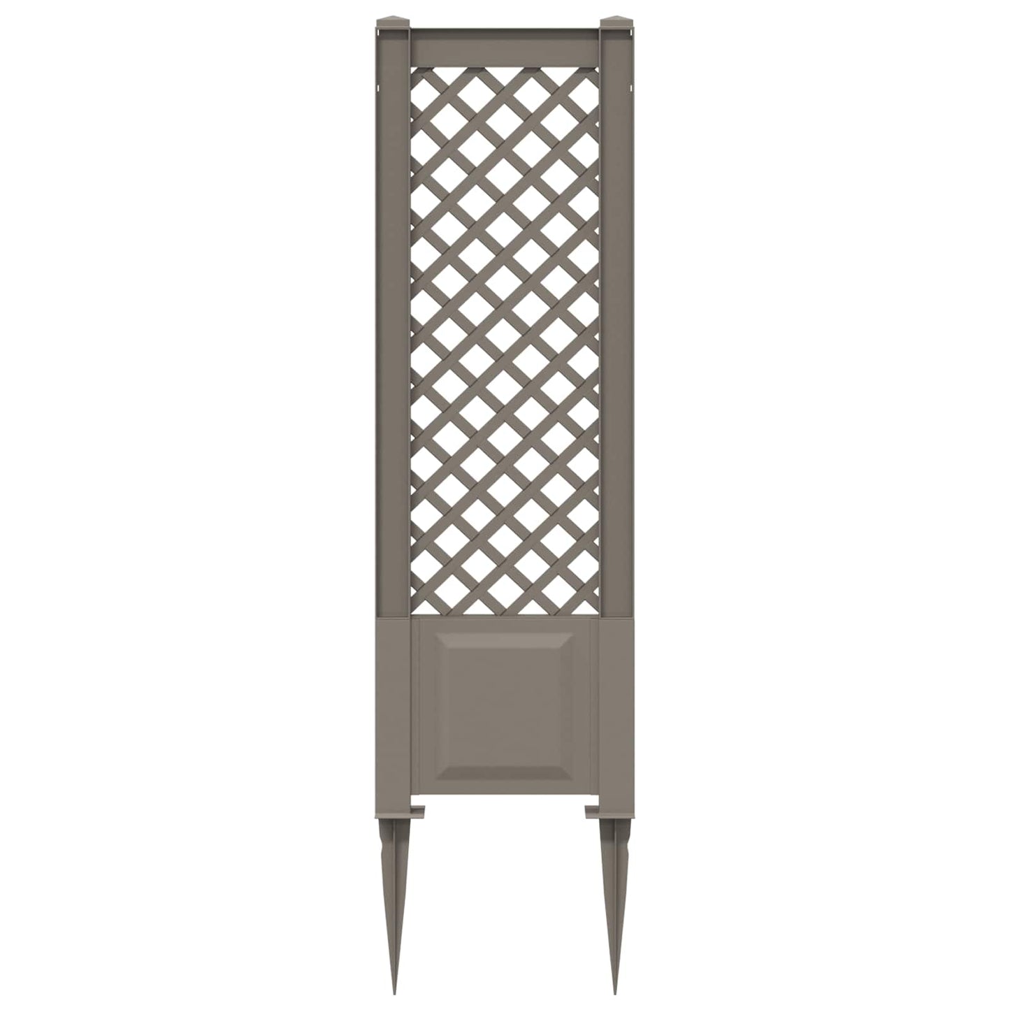 Trellis met Spike Grijs 43 x 6 x 165 cm PP is nu te koop bij PeponiXL, paradijselijk wonen!