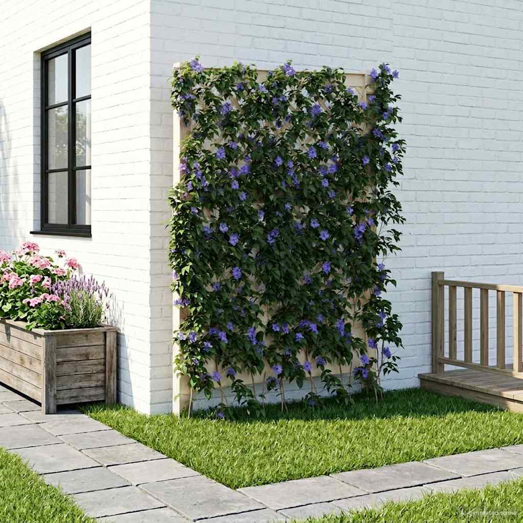 Trellis met Spike Wit 99 x 6 x 165 cm PP is nu te koop bij PeponiXL, paradijselijk wonen!