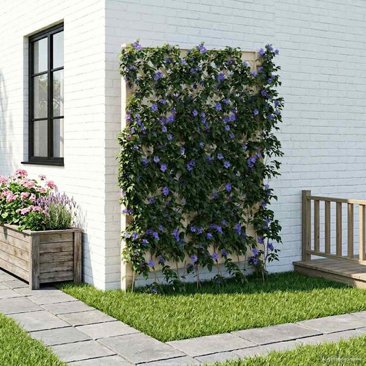 Trellis met Spike Wit 99 x 6 x 165 cm PP is nu te koop bij PeponiXL, paradijselijk wonen!