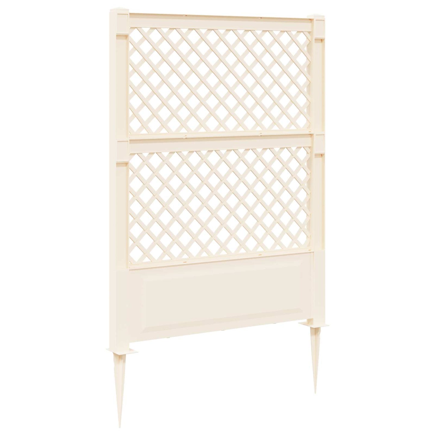 Trellis met Spike Wit 99 x 6 x 165 cm PP is nu te koop bij PeponiXL, paradijselijk wonen!