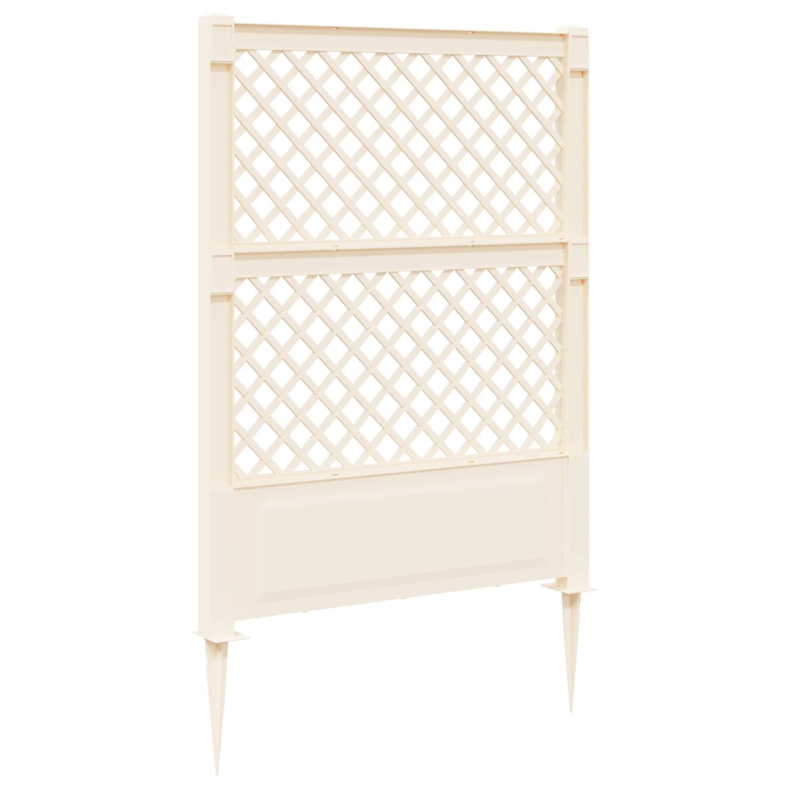 Trellis met Spike Wit 99 x 6 x 165 cm PP is nu te koop bij PeponiXL, paradijselijk wonen!