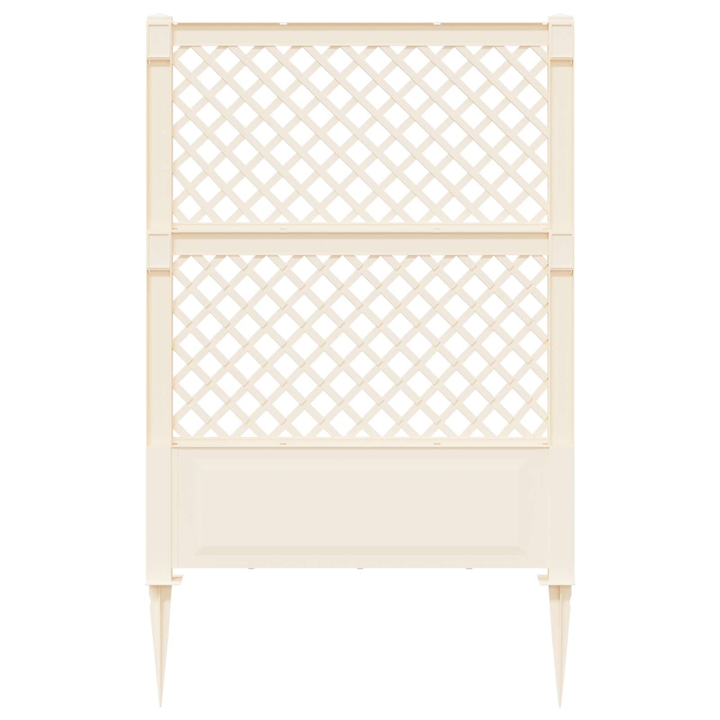 Trellis met Spike Wit 99 x 6 x 165 cm PP is nu te koop bij PeponiXL, paradijselijk wonen!