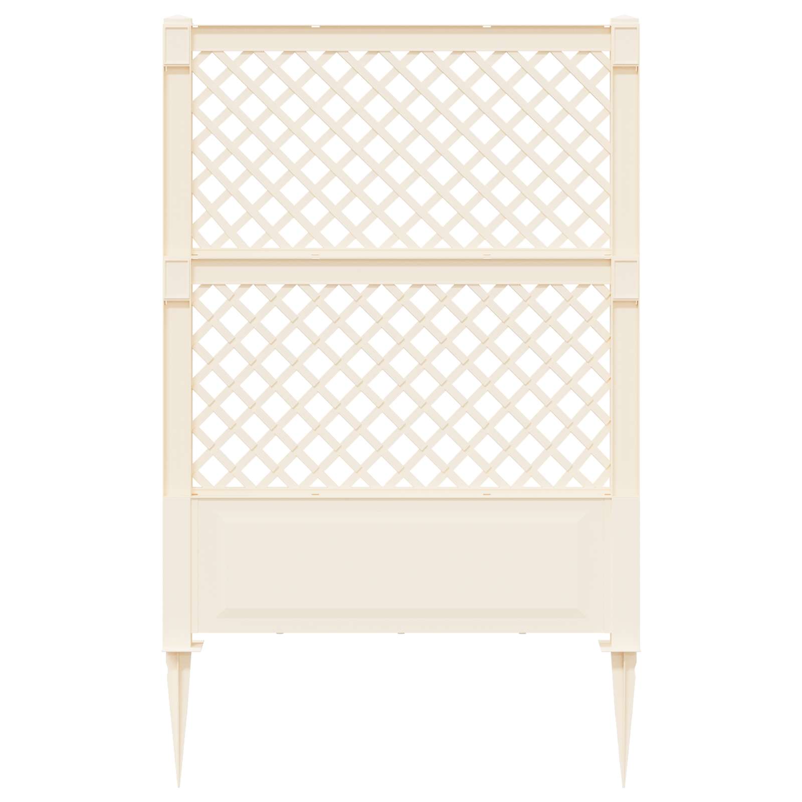 Trellis met Spike Wit 99 x 6 x 165 cm PP is nu te koop bij PeponiXL, paradijselijk wonen!