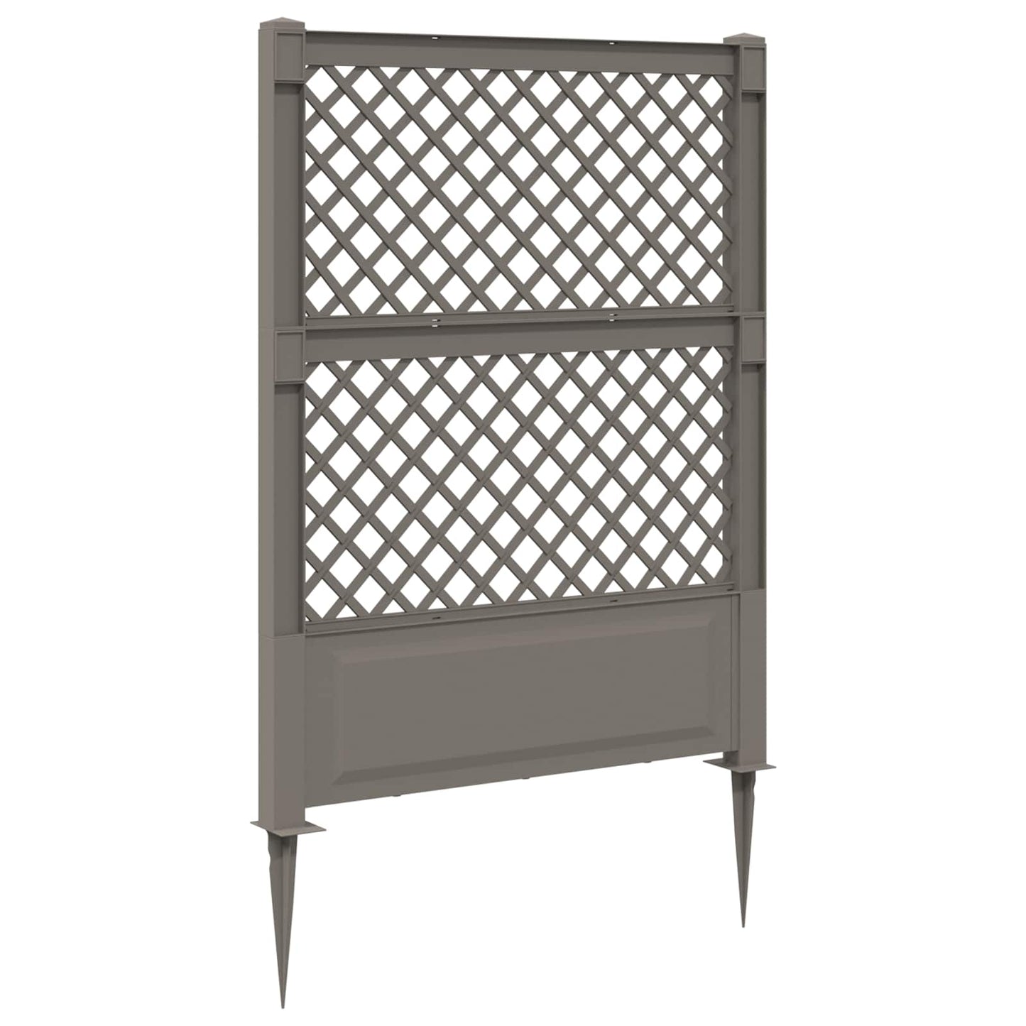 Trellis met Spike Grijs 99 x 6 x 165 cm PP is nu te koop bij PeponiXL, paradijselijk wonen!