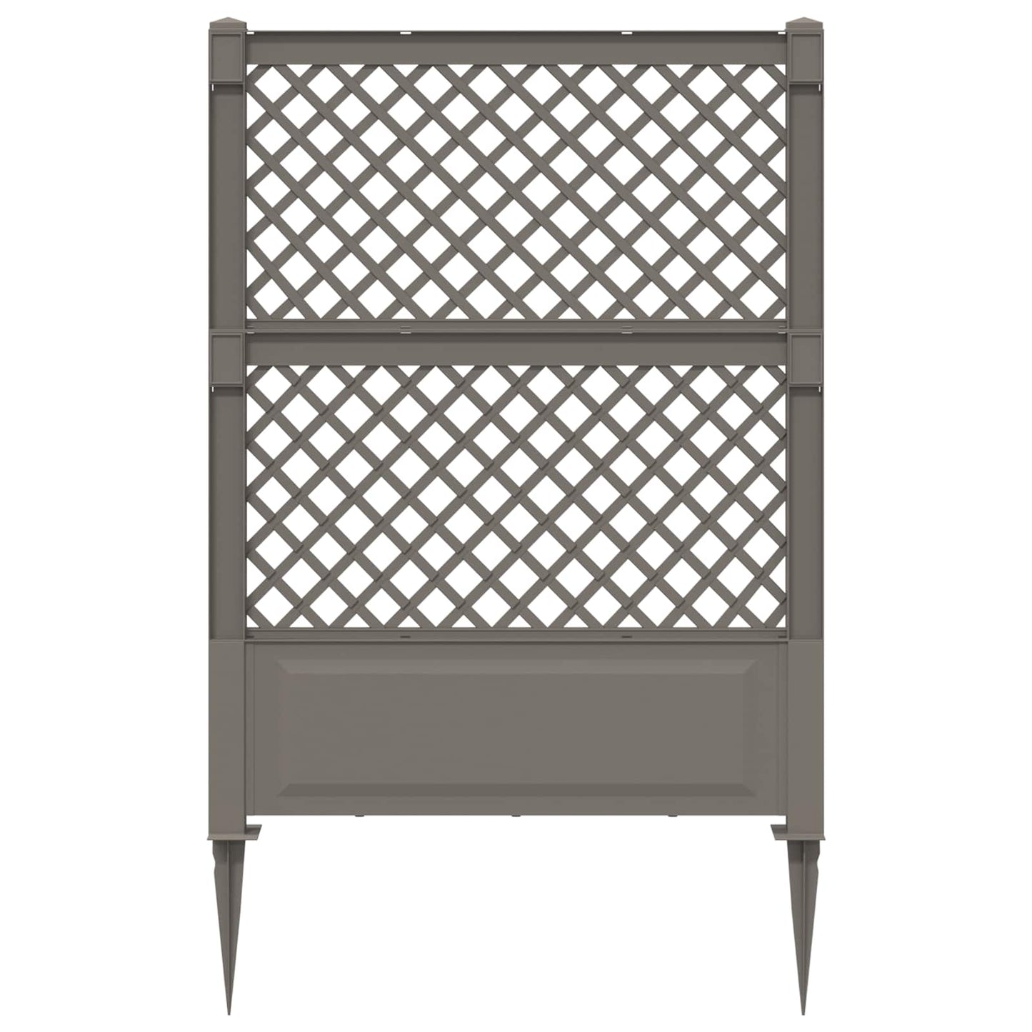 Trellis met Spike Grijs 99 x 6 x 165 cm PP is nu te koop bij PeponiXL, paradijselijk wonen!