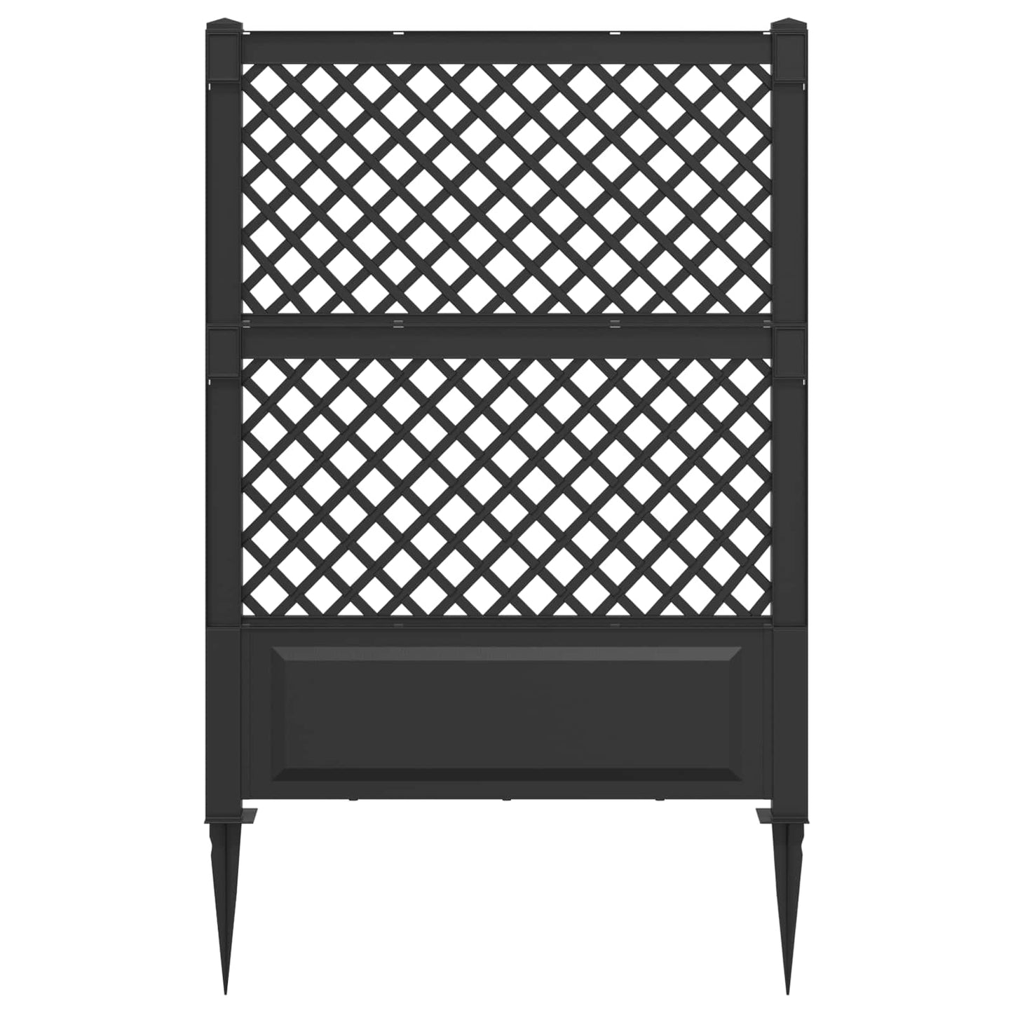 Trellis met Spike Antracietkleurig 99 x 6 x 165 cm PP is nu te koop bij PeponiXL, paradijselijk wonen!