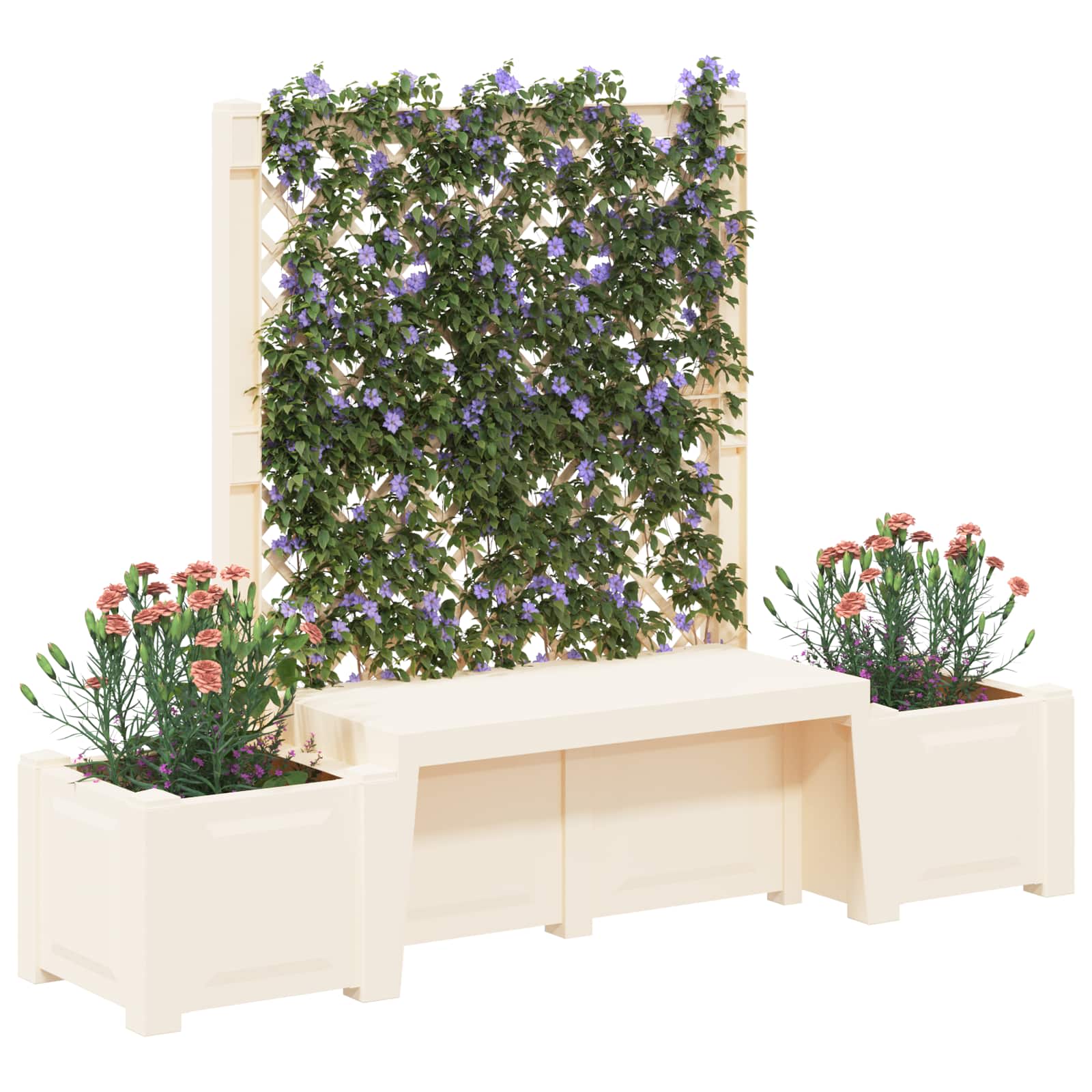 Tuinstoel Kopenhagen Wit 173 x 49 x 135,5 cm PP is nu te koop bij PeponiXL, paradijselijk wonen!