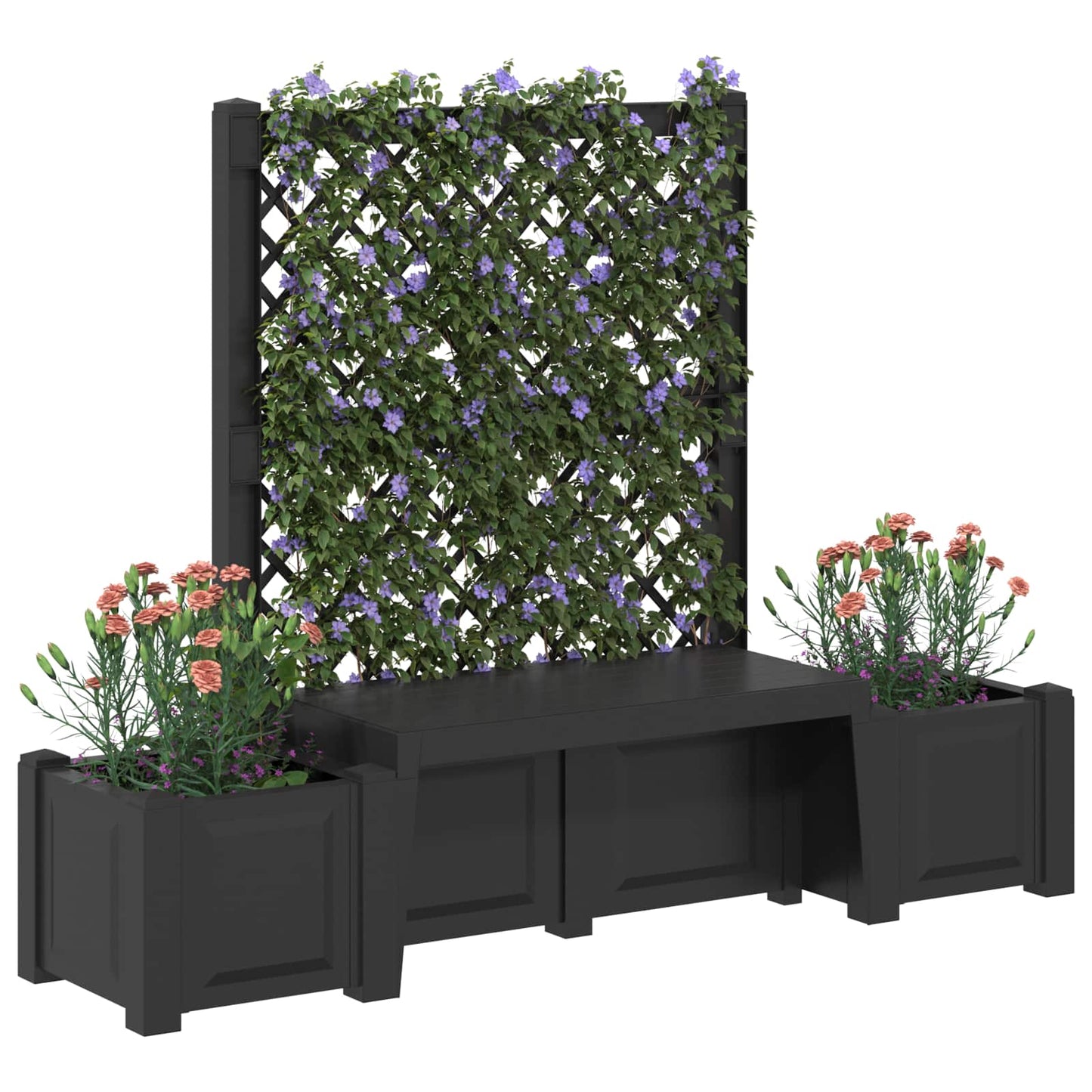 Tuinstoel Kopenhagen Antracietkleurig 173 x 49 x 135,5 cm PP is nu te koop bij PeponiXL, paradijselijk wonen!