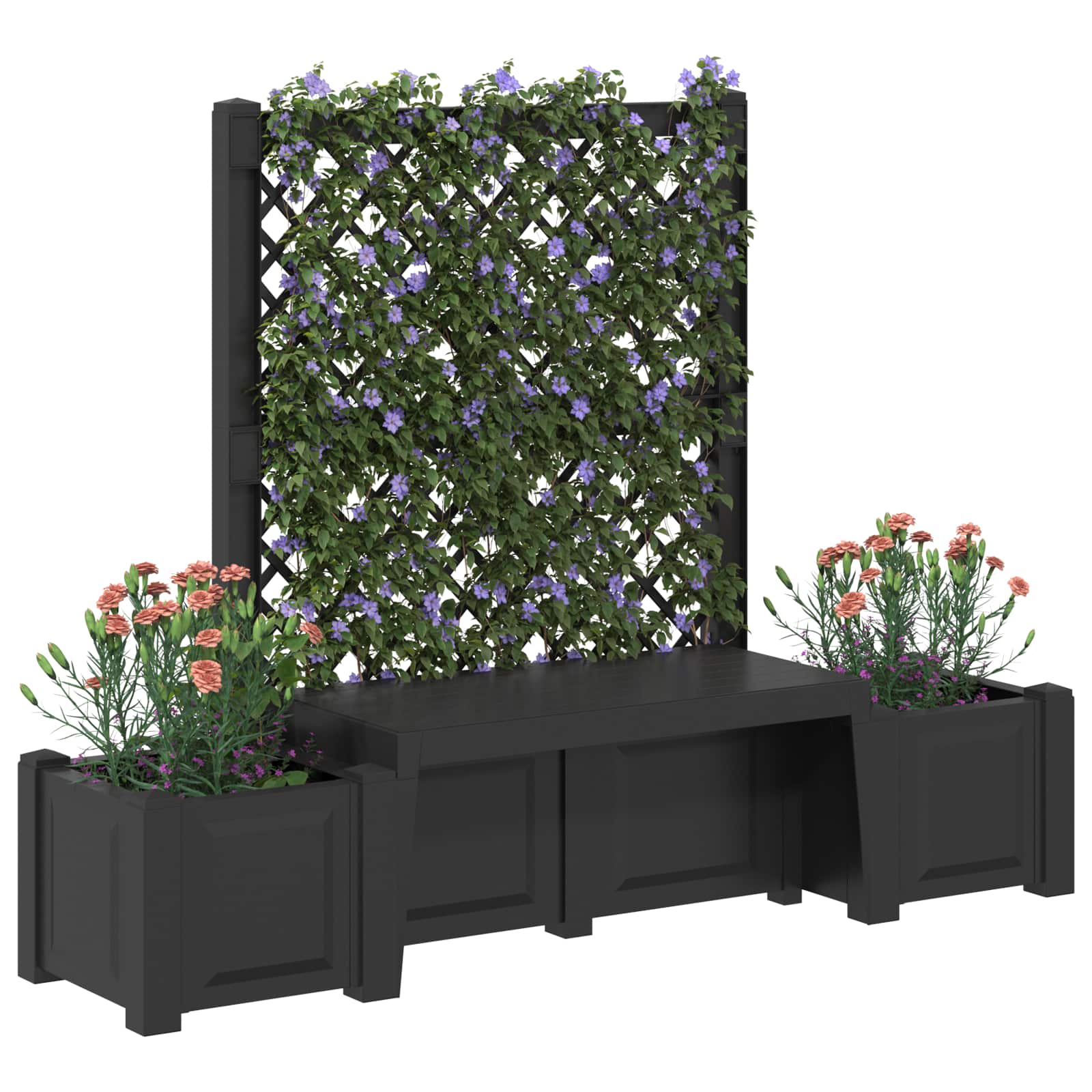 Tuinstoel Kopenhagen Antracietkleurig 173 x 49 x 135,5 cm PP is nu te koop bij PeponiXL, paradijselijk wonen!