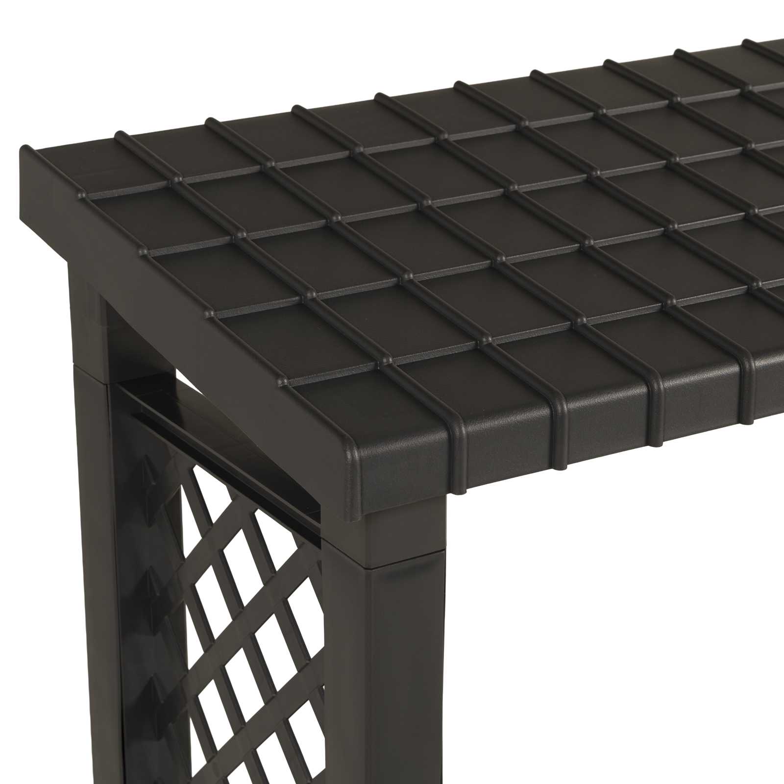 Brandhoutrek 114 x 46 x 101 cm PP Antraciet is nu te koop bij PeponiXL, paradijselijk wonen!