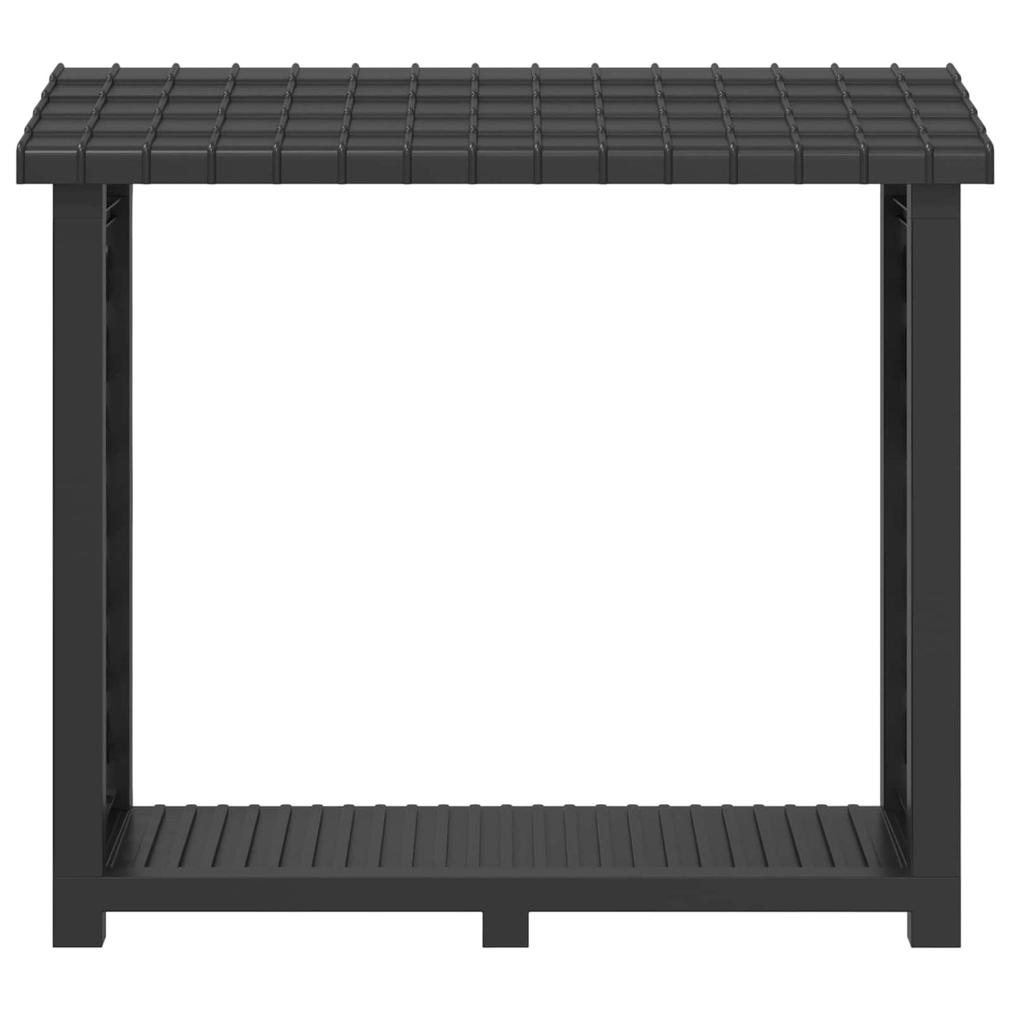 Brandhoutrek 114 x 46 x 101 cm PP Antraciet is nu te koop bij PeponiXL, paradijselijk wonen!