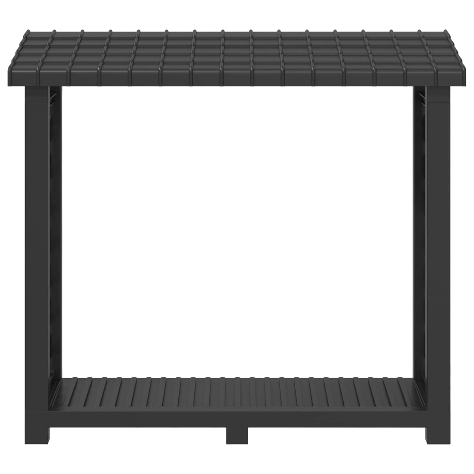Brandhoutrek 114 x 46 x 101 cm PP Antraciet is nu te koop bij PeponiXL, paradijselijk wonen!