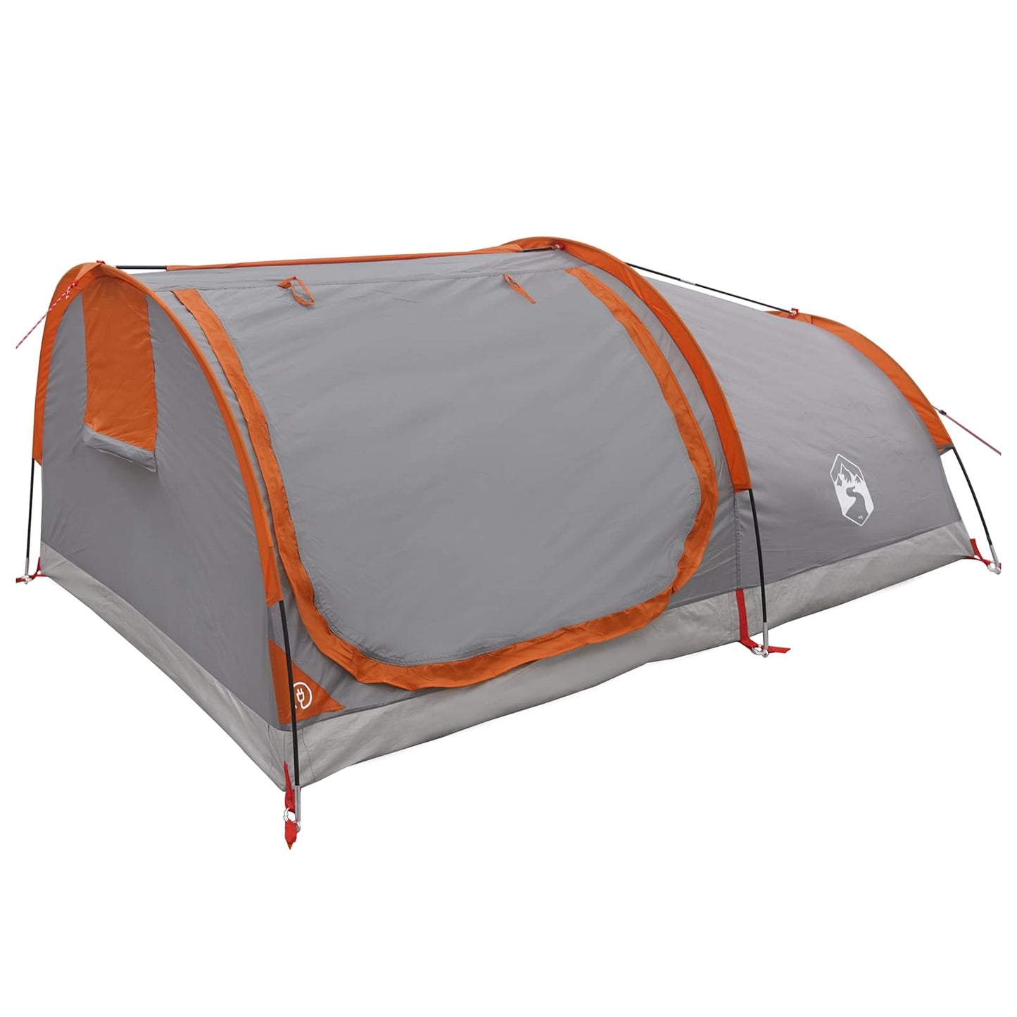 Hiking Tent Waterdicht 1-persoons Grijs en Oranje is nu te koop bij PeponiXL, paradijselijk wonen!