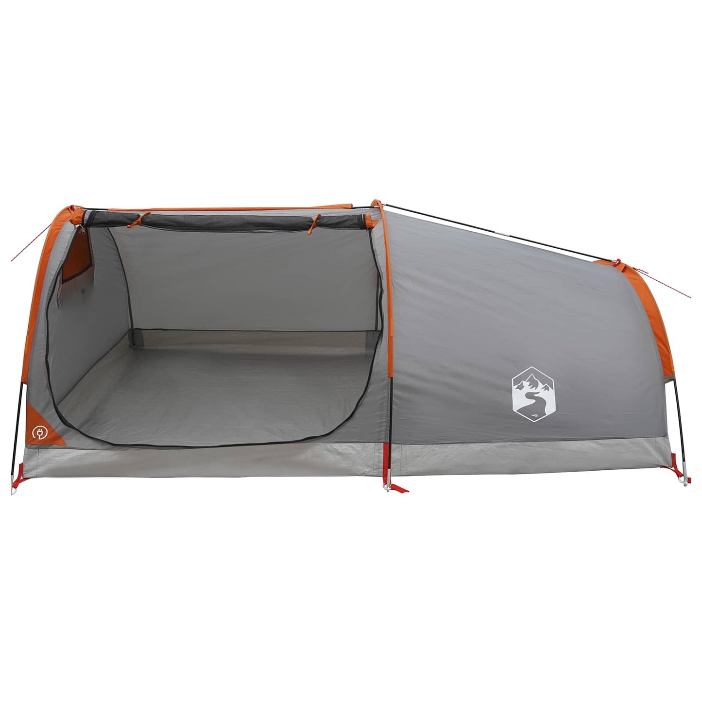 Hiking Tent Waterdicht 1-persoons Grijs en Oranje is nu te koop bij PeponiXL, paradijselijk wonen!