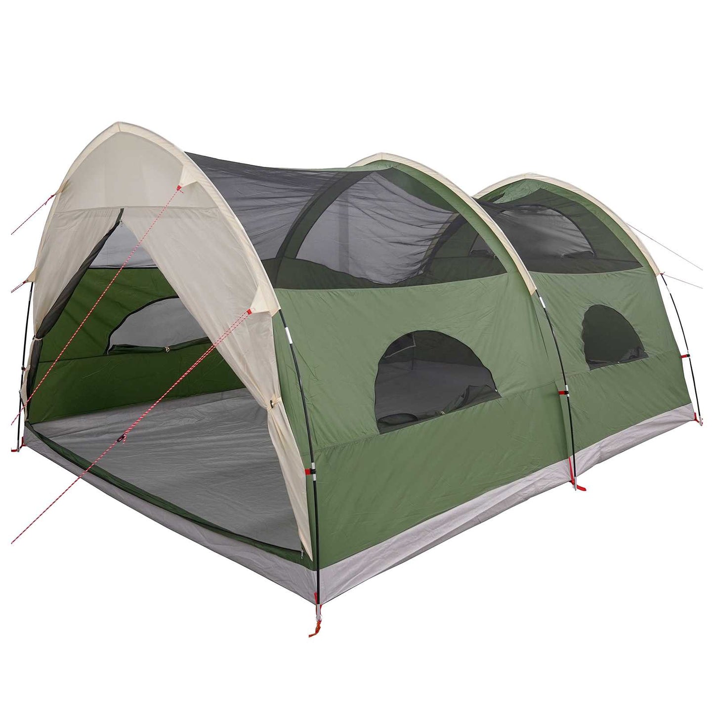 Tunnel Tent met Waterdichte Regenhoes 10-persoons Groen is nu te koop bij PeponiXL, paradijselijk wonen!