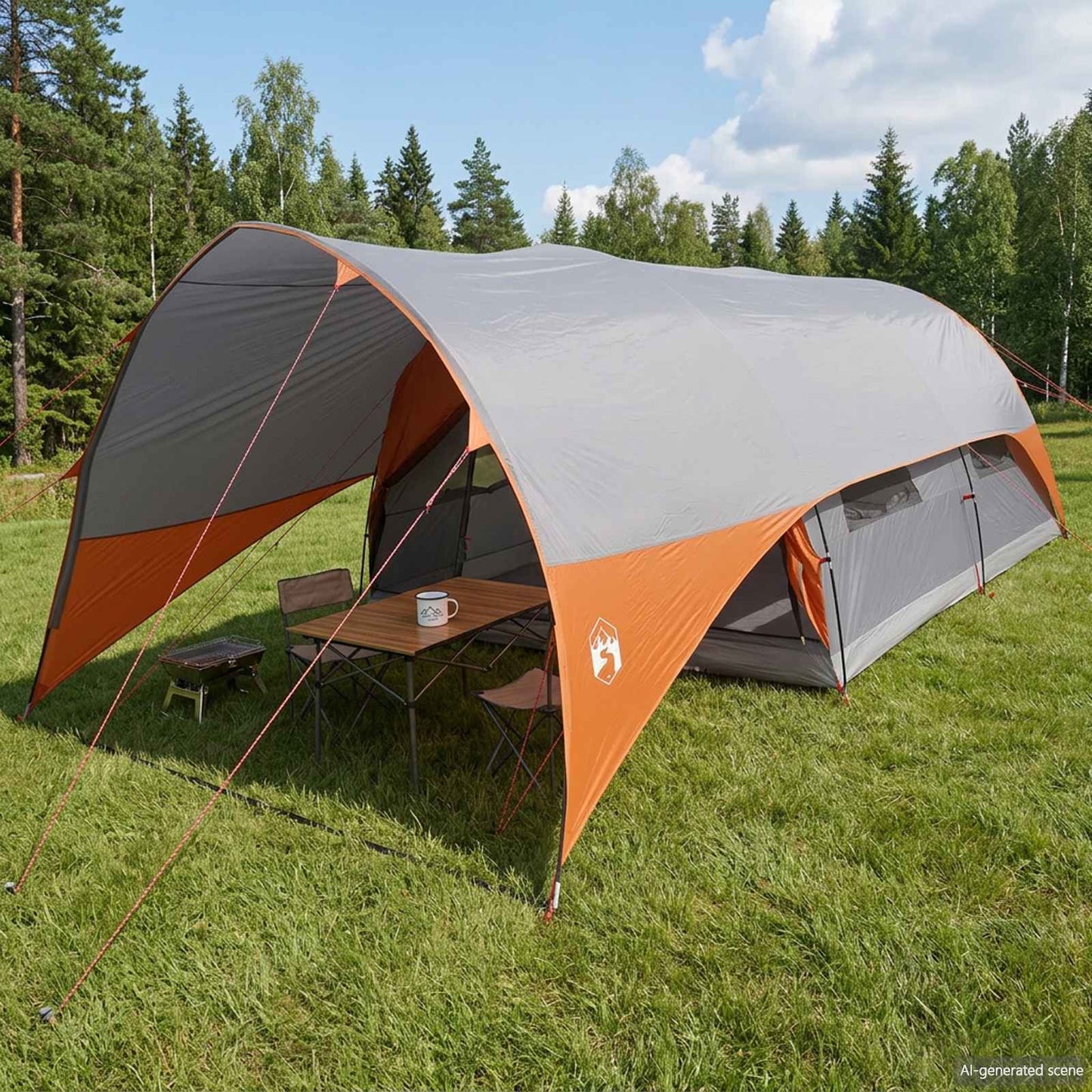 Tunnel Tent met Waterdichte Regenhoes 10-persoons is nu te koop bij PeponiXL, paradijselijk wonen!