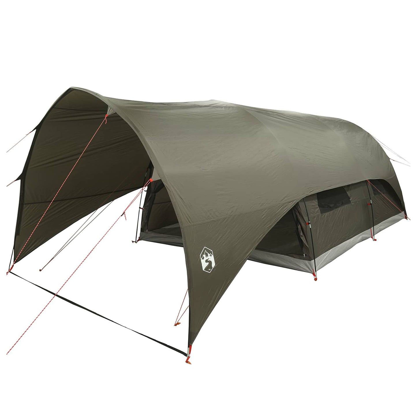 Tunnel Tent met Waterdichte Regenhoes 10-persoons Legergroen is nu te koop bij PeponiXL, paradijselijk wonen!