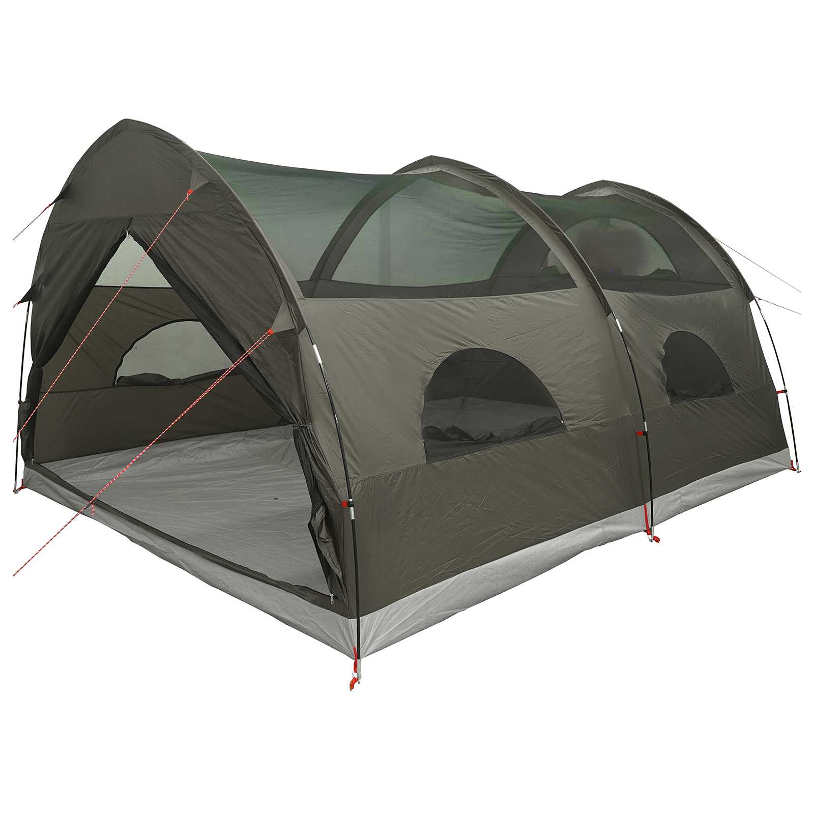 Tunnel Tent met Waterdichte Regenhoes 10-persoons Legergroen is nu te koop bij PeponiXL, paradijselijk wonen!