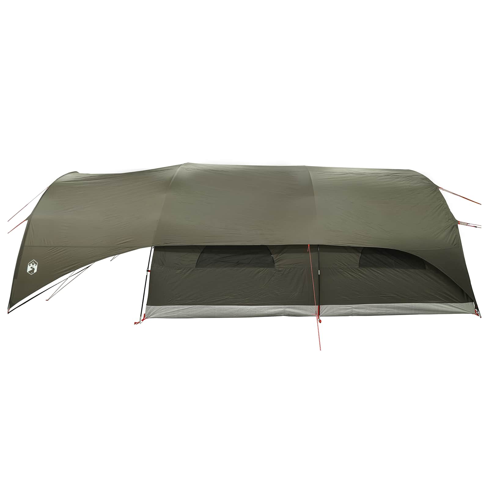 Tunnel Tent met Waterdichte Regenhoes 10-persoons Legergroen is nu te koop bij PeponiXL, paradijselijk wonen!