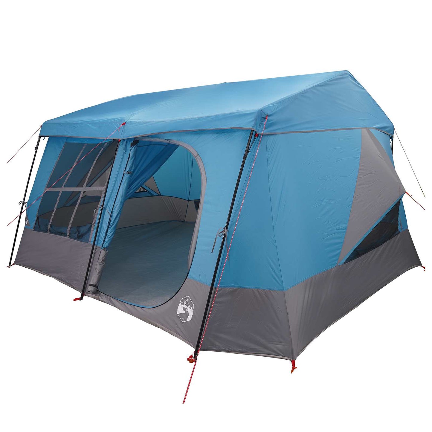 Gezinstent met regenzeil waterdicht 9-persoons Blauw is nu te koop bij PeponiXL, paradijselijk wonen!