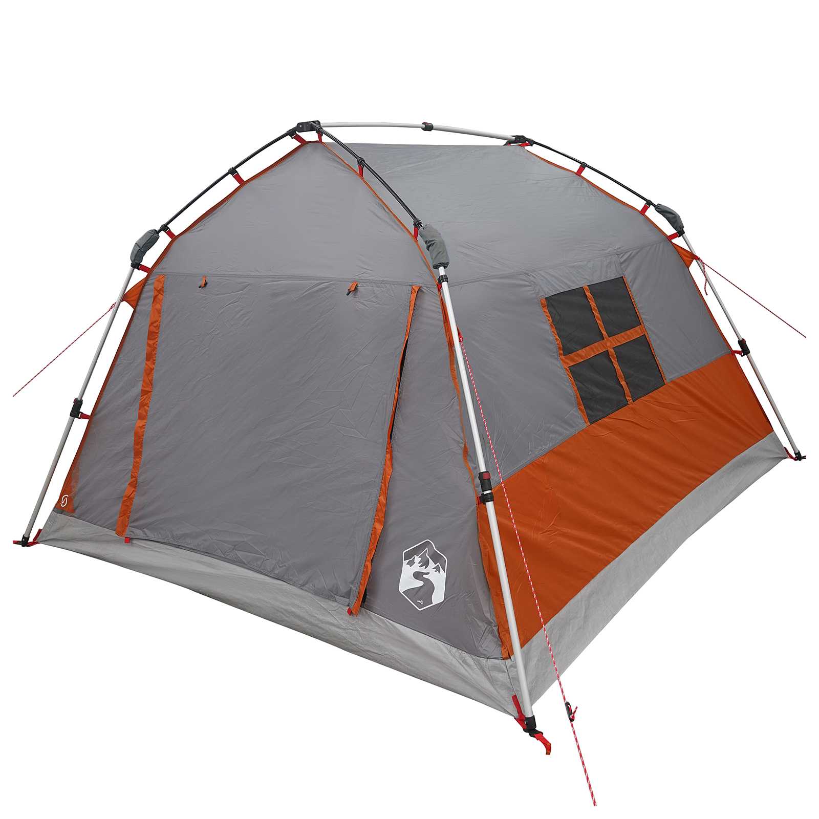 Instant Tent Water-resistant 3-persoons Grijs en Oranje is nu te koop bij PeponiXL, paradijselijk wonen!