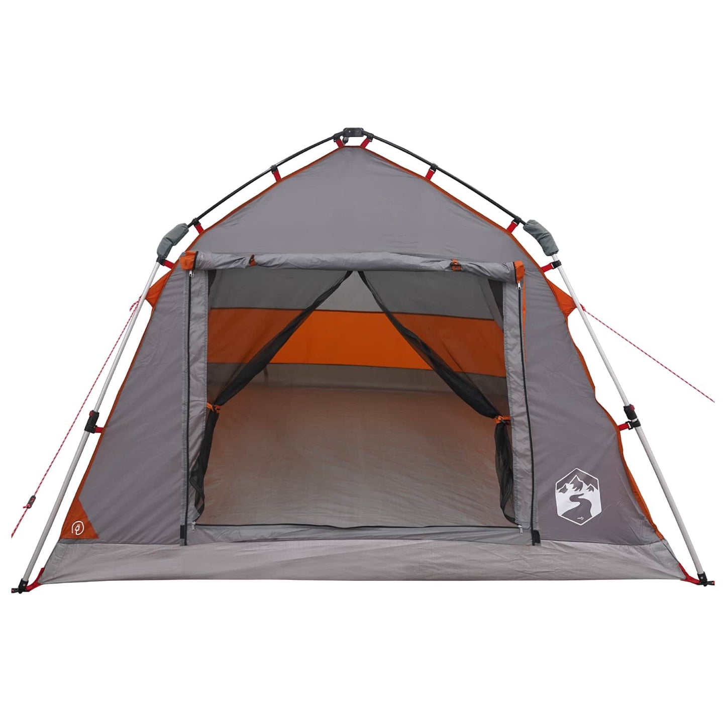 Instant Tent Water-resistant 3-persoons Grijs en Oranje is nu te koop bij PeponiXL, paradijselijk wonen!