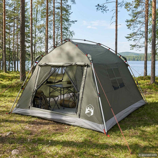 Instant Tent Water-resistant 3-persoons Legergroen is nu te koop bij PeponiXL, paradijselijk wonen!