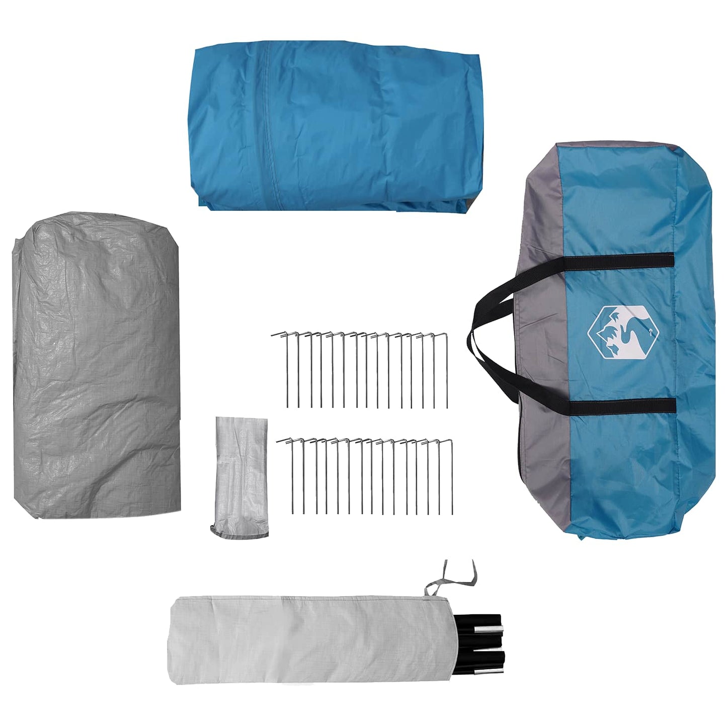 3-persoons 3-persoons Blauw 185T Polyester met PU Coating is nu te koop bij PeponiXL, paradijselijk wonen!