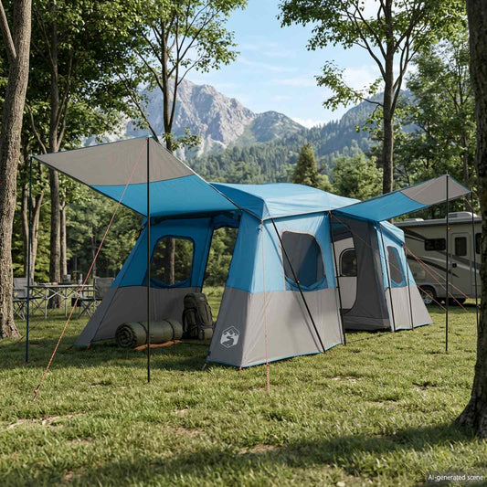 3-persoons 3-persoons Blauw 185T Polyester met PU Coating is nu te koop bij PeponiXL, paradijselijk wonen!