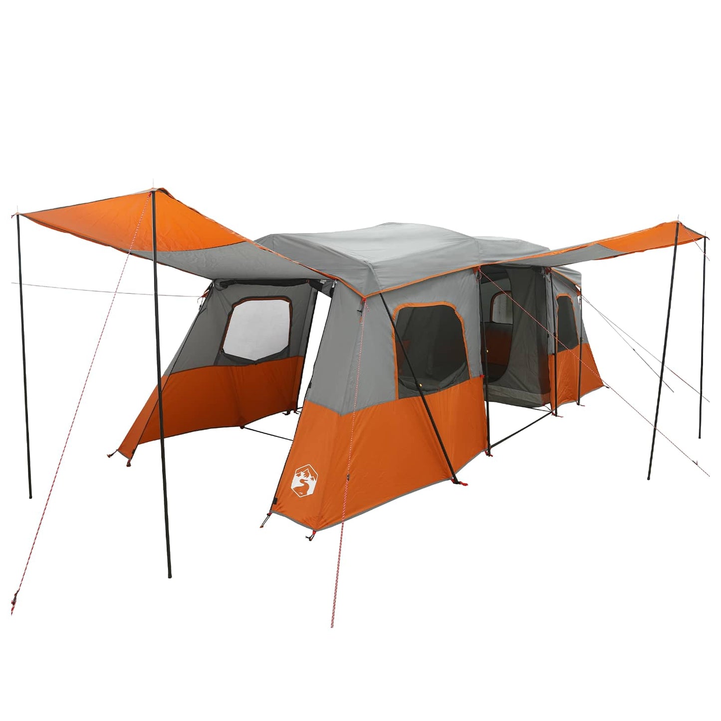 3-persoons Grijs en Oranje 185T Polyester met PU Coating is nu te koop bij PeponiXL, paradijselijk wonen!