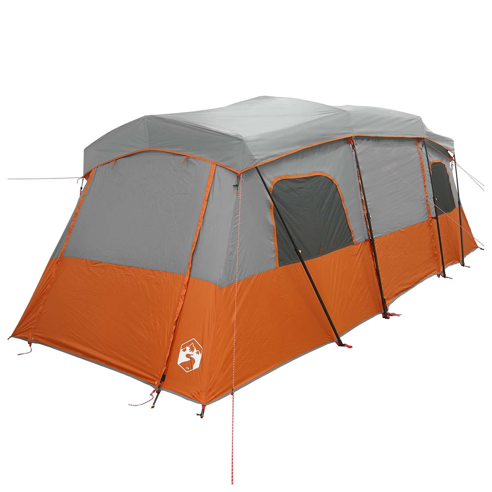 3-persoons Grijs en Oranje 185T Polyester met PU Coating is nu te koop bij PeponiXL, paradijselijk wonen!