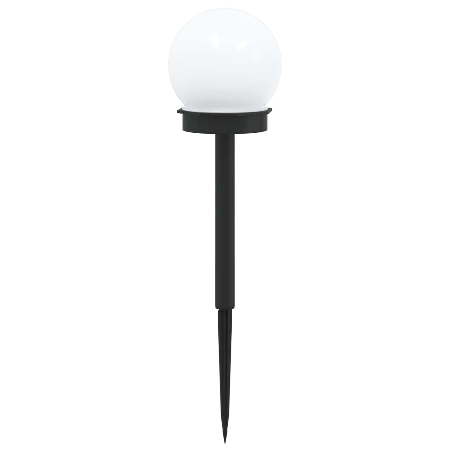 Buitenzonne-lampen met grondpin 4 pcs Warmwit 38,5 cm ABS