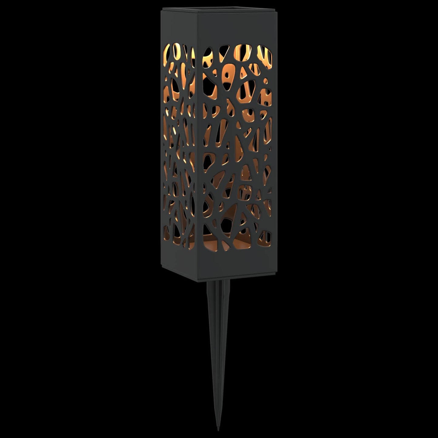 Buitenzonne-lampen met grondpin 8 pcs Warmwit 29 cm PP