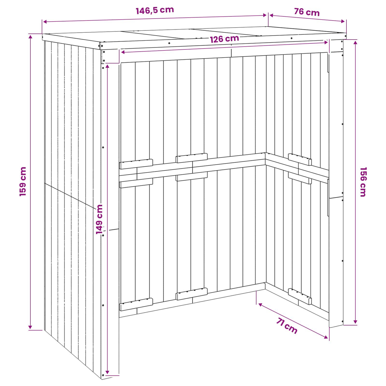 Containerombouw Geïmpregneerd grenenhout is nu te koop bij PeponiXL, paradijselijk wonen!